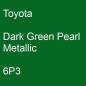 Preview: Toyota, Dark Green Pearl Metallic, 6P3.